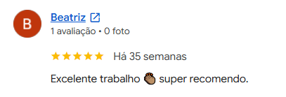 Avaliação Google 7